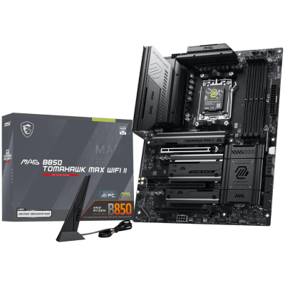 Дънна платка MSI MAG B850 TOMAHAWK MAX WIFI II, ATX, AM5, DDR5 - MAG_B850_TOMAHAWK_MAX_WIFI_II gallery image 1