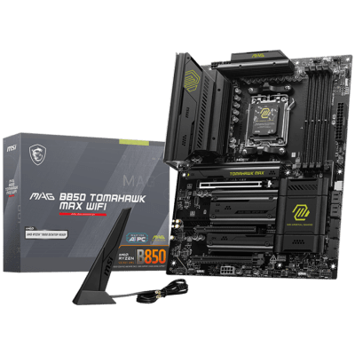 Дънна платка MSI MAG B850 TOMAHAWK MAX WIFI, ATX, AM5, DDR5 - MAG_B850_TOMAHAWK_MAX_WIFI gallery image 1