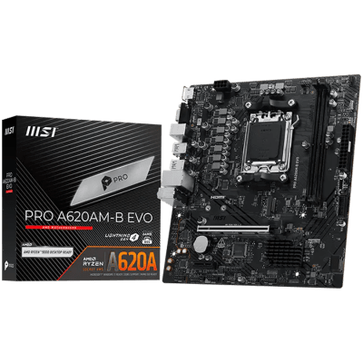Дънна платка MSI PRO A620AM-B EVO, DDR5 - PRO_A620AM-B_EVO