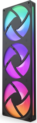 Комплект вентилатори NZXT F360 Black RGB Core - RF-U36HF-B1 gallery image 2