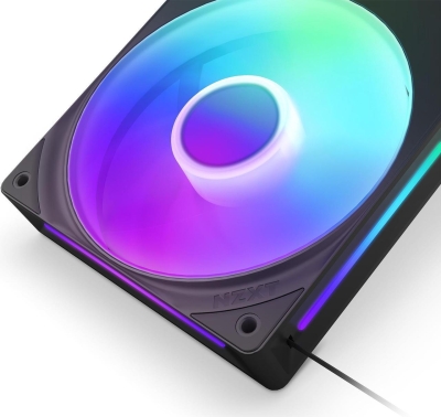 Комплект вентилатори NZXT F360 Black RGB Core - RF-U36HF-B1 gallery image 4
