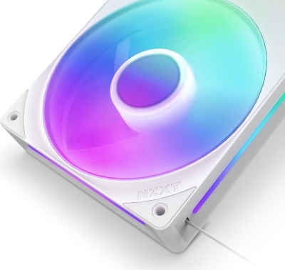 Комплект вентилатори NZXT F240 White RGB Core - RF-U24HF-W1 gallery image 4