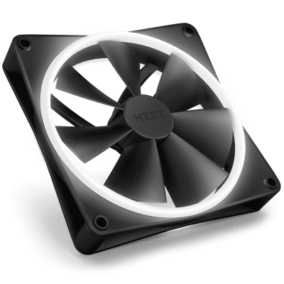 Комплект вентилатори NZXT F140 RGB с контролер - RF-D14DF-B1 gallery image 3