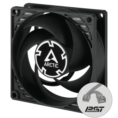 Вентилатор ARCTIC P8 PWM PST, Черен - ACFAN00150A gallery image 2