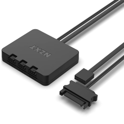 Комплект вентилатори NZXT F120 RGB с RGB контролер - RF-R12TF-B1 gallery image 4