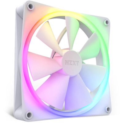 Вентилатор NZXT F140 RGB, Бял - RF-R14SF-W1 gallery image 1