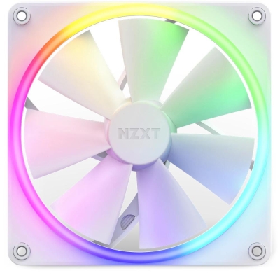 Вентилатор NZXT F140 RGB, Бял - RF-R14SF-W1 gallery image 2