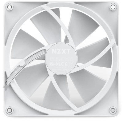 Вентилатор NZXT F140 RGB, Бял - RF-R14SF-W1 gallery image 6