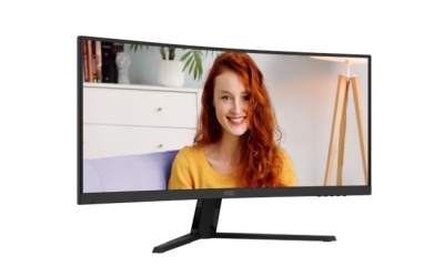 Монитор AOC CU34B3E, 34", UWQHD (3440 x 1440), VA, 120 Hz, 1 ms, Черен - CU34B3E gallery image 2