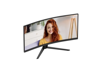 Монитор AOC CU34B3E, 34", UWQHD (3440 x 1440), VA, 120 Hz, 1 ms, Черен - CU34B3E gallery image 3