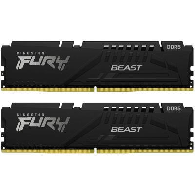 Памет 2x32GB DDR5 6400 Kingston FURY Beast - KF564C32BBEK2-64