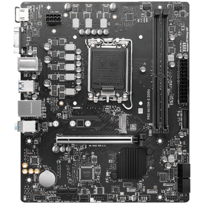 Дънна платка MSI PRO H610M-E, DDR4 - PRO_H610M-E_DDR4 gallery image 2