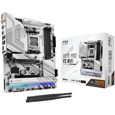 Дънна платка ASRock X870 Pro RS WiFi, ATX, AM5, DDR5 - X870 PRO RS WIFI gallery image 1