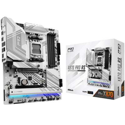 Дънна платка ASRock X870 Pro RS, ATX, AM5, DDR5 - X870 PRO RS gallery image 1