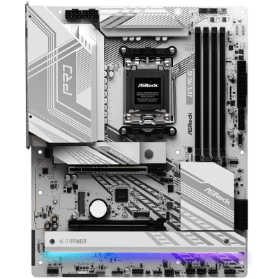 Дънна платка ASRock X870 Pro RS, ATX, AM5, DDR5 - X870 PRO RS gallery image 2