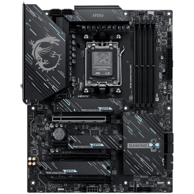 Дънна платка MSI X870E GAMING PLUS WIFI, ATX, AM5, DDR5 - X870E_GAMING_PLUS_WIFI gallery image 2
