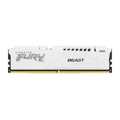 Памет 32GB DDR5 Kingston FURY Beast, Бяла - KF560C30BWE-32 gallery image 1