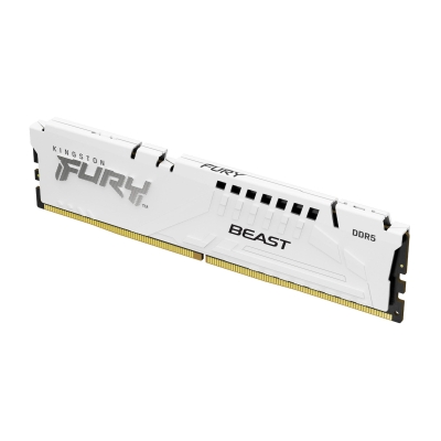 Памет 32GB DDR5 Kingston FURY Beast, Бяла - KF560C30BWE-32 gallery image 2