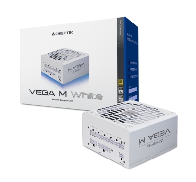 Захранване 1000 W Chieftec Vega, Бяло - PPG-1000-CW gallery image 1