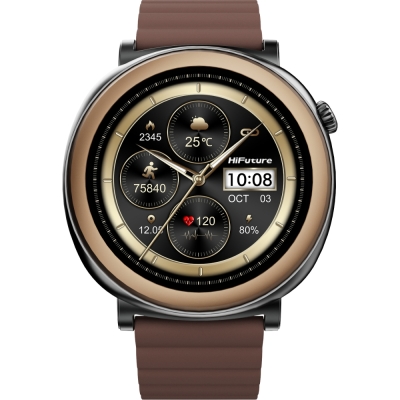 Смарт часовник HiFuture Aurora, 46 mm, Кафяв - 6972576182050 gallery image 3