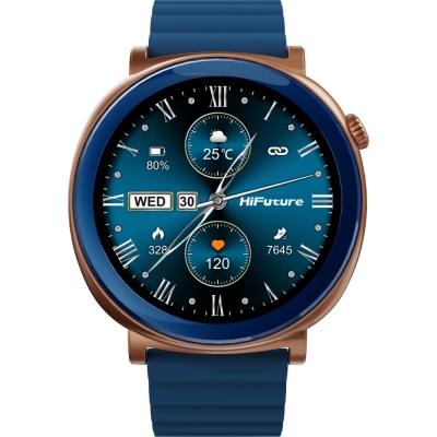 Смарт часовник HiFuture Aurora, 46 mm, Син - 6972576182036 gallery image 2