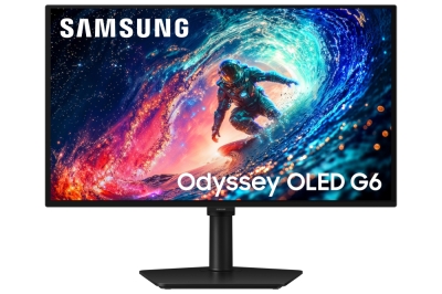 Монитор Samsung Odyssey QD-OLED G6 LS27HG612SU, 27", QHD (2560 x 1440), QD-OLED, 240 Hz, 0.03 ms, Черен - LS27HG612SUXEN gallery image 1