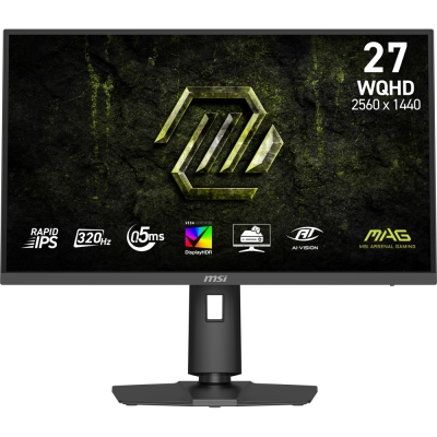 Монитор MSI MAG 274QPF X32, 27", QHD (2560 x 1440), Rapid IPS, 320 Hz, 0.5 ms, Черен - 9S6-3CE49H-077 gallery image 1