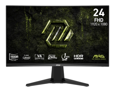 Монитор MSI MAG 245C X24, 23.6", Full HD (1920 x 1080), VA, 240 Hz, 1 ms, Черен - 9S6-3BD01M-002 gallery image 1