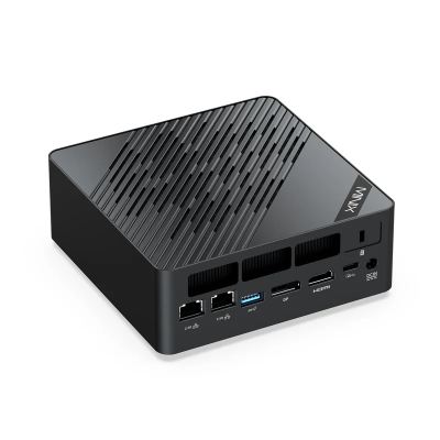 Настолен компютър MiniX Elite ER937-AI AMD Ryzen AI 9 HX 370, 32GB DDR5, 1TB SSD, Windows 11 Pro, Черен - ER937 gallery image 1
