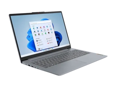 Лаптоп Lenovo IdeaPad Slim 3, 15.6", AMD Ryzen 7 5825U, 16GB RAM, 512GB SSD, AMD Radeon Graphics, Без ОС, Сив - 82XM019ABM gallery image 2