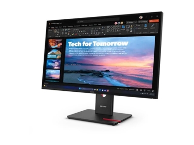 Монитор Lenovo ThinkVision T27qd-40, 27", QHD (2560 x 1440), IPS, 120 Hz, 4 ms, Черен - 64AAGAT2EU gallery image 3
