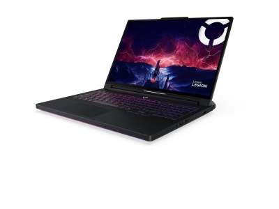 Лаптоп Lenovo Legion Pro 7, 16", AMD Ryzen 9 9955HX, 64GB RAM, 1TB SSD, NVIDIA GeForce RTX 5070 Ti 12GB, Без ОС, Черен - 83RU003NBM gallery image 2