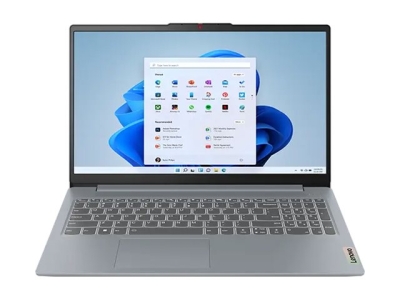 Лаптоп Lenovo IdeaPad Slim 3, 15.6", AMD Ryzen 7 5825U, 16GB RAM, 512GB SSD, AMD Radeon Graphics, Без ОС, Сив - 82XM019ABM gallery image 1