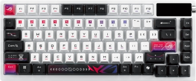 Геймърска безжична клавиатура ASUS ROG Azoth X, Бяла - 90MP044F-BKUA30 gallery image 3