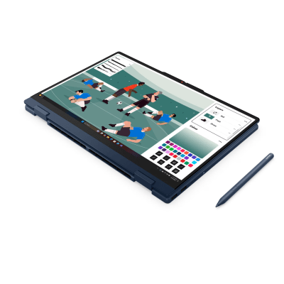 Лаптоп Lenovo IdeaPad 5 2-in-1, 15.3", AMD Ryzen AI 7 445, 32GB RAM, 512GB SSD, AMD Radeon 840M, Windows 11 Home, Син - 83UM001SBM gallery image 7