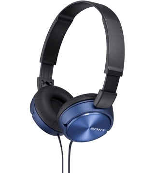 Слушалки Sony MDR-ZX310, Сини - MDRZX310L.AE gallery image 1