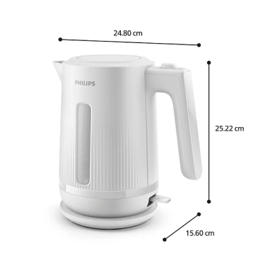 Електрическа кана Philips Series 3000, 1.7 l, Бяла - HD9411/00 gallery image 2