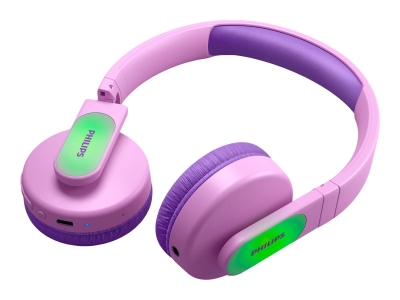 Безжични детски слушалки Philips, Розови - TAK4206PK gallery image 3