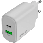 CANYON charger OnCharge 250 25W 1xPD 1xQC EU White