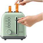 BUYDEEM 2 Slice Toaster, model DT620E, color Cozy Greenish, EU