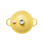 BUYDEEM Enameled Cast Iron Dutch Oven 3,9L, model CP551, color Mellow Yellow