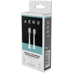 AENO Replacement toothbrush heads, White, Dupont bristles, 2pcs in set (for ADB0003/ADB0005 and ADB0004/ADB0006)