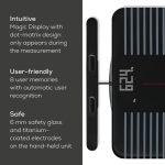 Везна Beurer BF 990 WIFI/Bluetooth 8-electrode diagnostic bathroom scale with extendable handpiece for full body analysis; 5 activity levels; 8 user memories; 180 kg