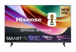 Телевизор Hisense 32" A4S, HD 1366x768,3000:1, DLED, HLG, DTS Virtual X, Smart TV, WiFi, WiFi Direct, BT, VIDAA U7,Anyview Cast, 2xHDMI, 2xUSB, LAN, CI+, DVB-T2/C/S2, Black