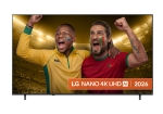 Телевизор LG 85NU850B3LA, 85" 4K Ultra HD Smart TV, 3840x2160, DVB-T2/C/S2, Alpha 7 AI Processor, HDR10 / HLG, webOS 26 ThinQ, VRR / ALLM / HGiG, 4K Super Upscaling, WiFi 5, Voice Controll, Bluetooth 5.3, AirPlay 2, LAN, CI, HDMI eARC,AI Sound Pro, Google