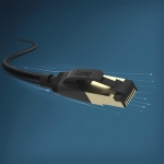 HAMA Мрежов пач кабел, CAT 8, 40 Gbit/s, S/FTP, екраниран, 0,50 m