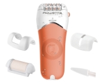 Епилатор Rowenta EP4920F0, Wet & Dry Aquasoft, 3 in 1 epilator/ shaver/ trimmer, advanced epilation technology, 24 hygenic stainless steel tweezers & 0.8mm tweezers opening, hair guiding system, 31mm head, soft touch body, removable head, cordless use, 40