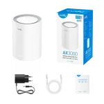 Безжична MESH система Cudy M3000, 1 брой, AX3000 Dual Band, 2.4/5 GHz, 574 -  2402 Mbps