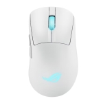 Мишка Asus ROG Keris II Origin Wireless Gaming Mouse, 65g Lightweight, Ergonomic, Push-Fit Switch Socket, 42K Optical Sensor, ROG Micro Switch II, ROG Omni Receiver, 5 Programmable Buttons, Moonlight Whit