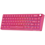 ROYAL KLUDGE R65 Berry Red Gaming Keyboard Cream Switch